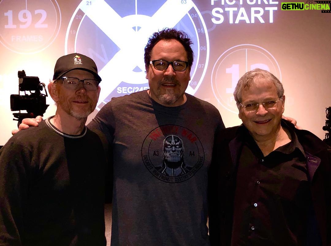 Jon Favreau Instagram - @realronhoward and Lawrence Kasdan #starwars #solo