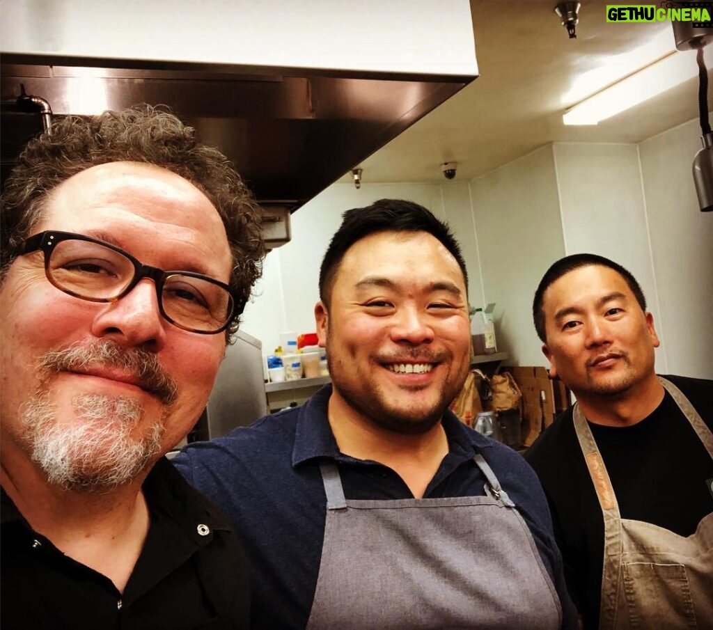 Jon Favreau Instagram - An honor to cook with @davidchang and @ridingshotgunla The LINE Los Angeles