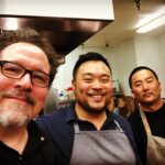 Jon Favreau Instagram - An honor to cook with @davidchang and @ridingshotgunla The LINE Los Angeles