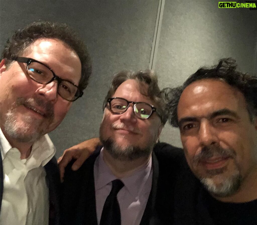 Jon Favreau Instagram - Last night at the @shapeofwatermovie premiere. @realgdt has rendered an enchanting fable that had me under its spell from the first frame. What a wonderful world he created and shared with us. Bravo!