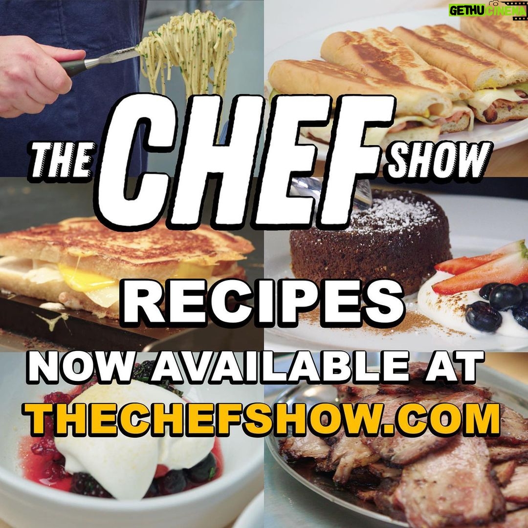 Jon Favreau - 64.2K Likes - Just posted six recipes from #TheChefShow Link in bio. Enjoy.