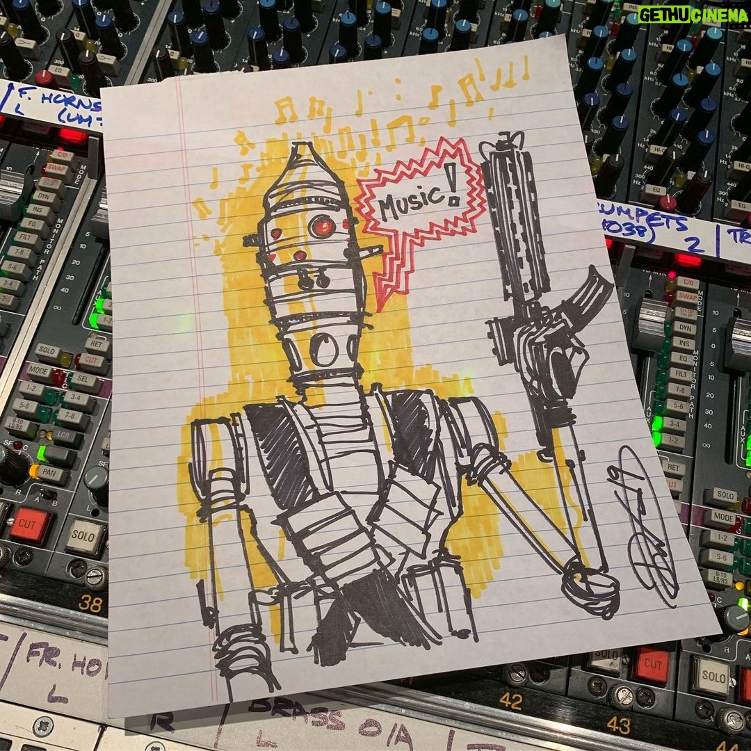 Jon Favreau - 96.7K Likes - Scoring season 1 of #TheMandalorian (@dave.filoni doodle)