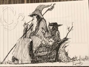 Jon Favreau Instagram - The cool thing about sitting next to #DaveFiloni in a meeting is that sometimes you get to keep a doodle.