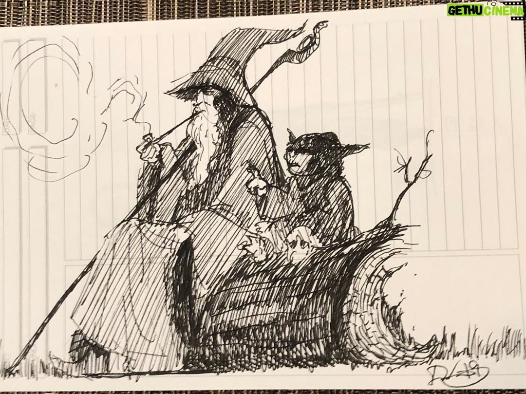 Jon Favreau - 61.7K Likes - The cool thing about sitting next to #DaveFiloni in a meeting is that sometimes you get to keep a doodle.