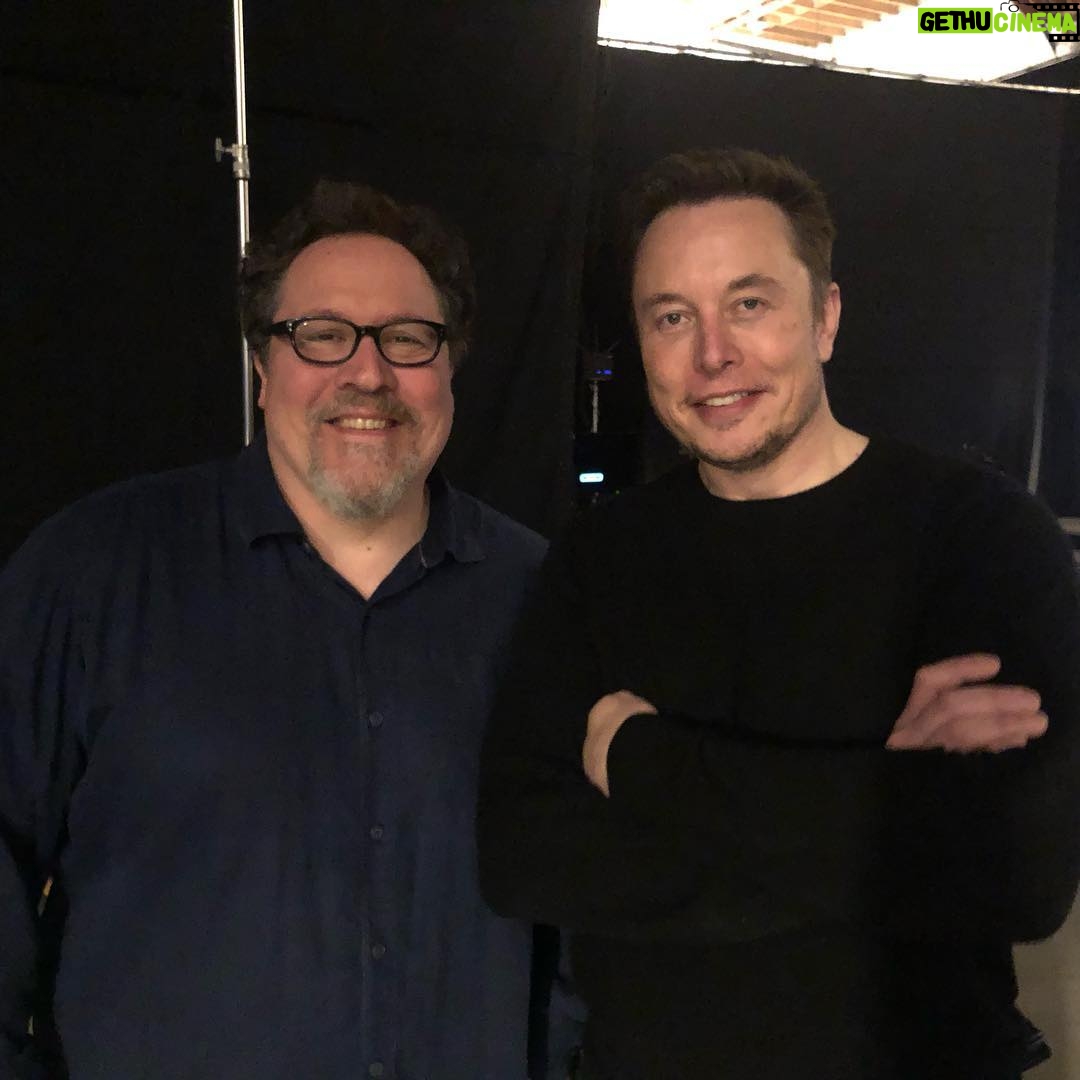 Jon Favreau - 98.6K Likes - Discussing hyperdrive technology on set.