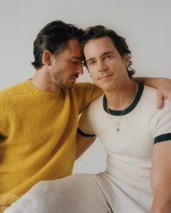 Jonathan Bailey Instagram - With “Fellow Travelers,” Matt Bomer and Jonathan Bailey tell an epic gay love story decades in the making. We spent an afternoon in the West Village with the stars of the @showtime historical epic as they talk divas, dreams, Catholic guilt and how to tell the story of gay liberation in the second half of the twentieth century. Read the #GQHYPE at the link in bio. Written by @raymondangas Photographs by @quillemons Styled by @praymoses.studio Grooming by @melissa.dezarate Set Design by @danieljhorowitz