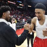 Jonathan Daviss Instagram - HTown you were too kind. Shout to my @houstonrockets for hooking us up with an awesome night. The boys balled out🏀