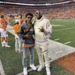 Jonathan Daviss Instagram – Man we’ve come a long way since 7th grade bro @b_e_a_s_t_l_y DKR Texas Memorial Stadium