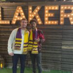 Jonathan Daviss Instagram - Laker v Nets Christmas Day game with @austinnorth55 Thank you so much @jeaniebuss for hooking us up Crypto.com Arena