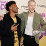 Jonathan Daviss Instagram - Hit the “A MAN NAMED SCOTT” premier with @drewstarkey . Highly recommend you guys check it out when it drops.🌔