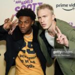 Jonathan Daviss Instagram - Hit the “A MAN NAMED SCOTT” premier with @drewstarkey . Highly recommend you guys check it out when it drops.🌔