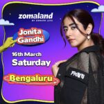 Jonita Gandhi Instagram - The real ✨sitara✨ is coming to rock the stage at Zomaland Bengaluru! Get your 🎟️ on Zomato! #artistlineup #Zomaland #Bengaluru