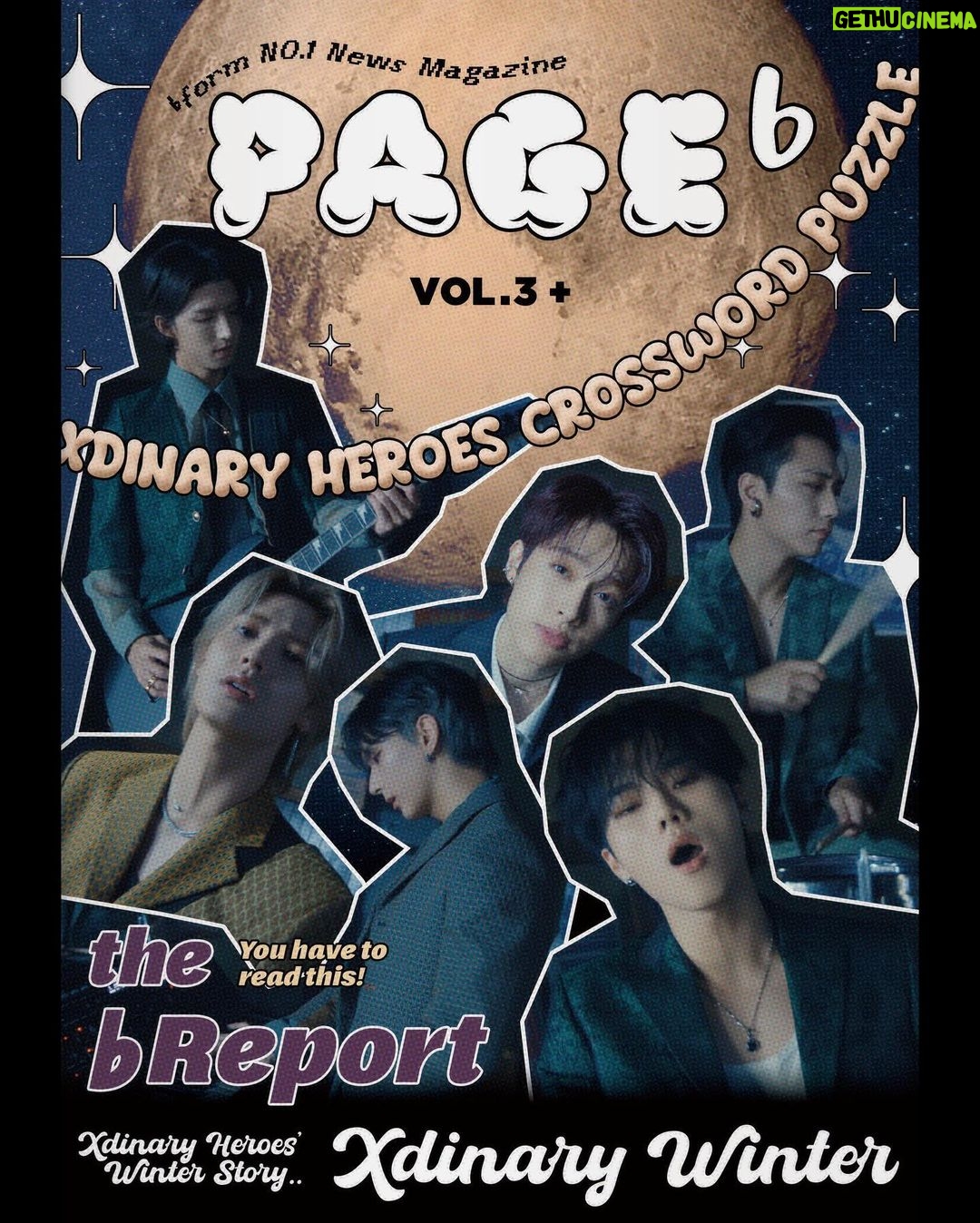 Jooyeon Instagram - ⠀ Xdinary Heroes ♭form No.1 News Magazine 'Page ♭' Vol. 3+ Page ♭ has arrived to discover your Xdinary Winter! ❄️ Villains의 따뜻한 겨울을 위해 준비했어요! 올 겨울도 Page ♭과 함께 Break the Chill!💫☃️ #XdinaryHeroes #엑스디너리히어로즈 #Livelock #Break_the_Brake #WE_ARE_ALL_HEROES