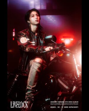 Jooyeon Instagram - ⠀ 
Xdinary Heroes 
<Livelock> 
🔐Concept Photo
#JunHan

ALBUM RELEASE🔻
2023.10.11 6PM (KST)
🏎 TITLE "Break the Brake"

#XdinaryHeroes #엑스디너리히어로즈
#Livelock #Break_the_Brake
#WE_ARE_ALL_HEROES
#JYP