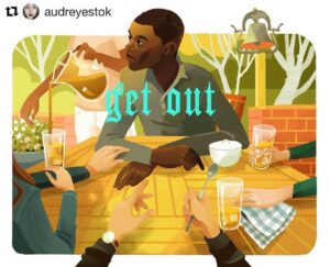Jordan Peele Instagram - Beautiful art. I don’t think anyone else has really tapped this scene yet!