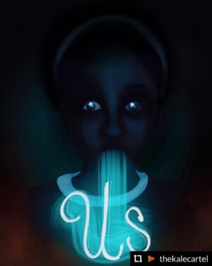 Jordan Peele Instagram - Don’t know what the blue stuff is, but I like it. #UsMovie