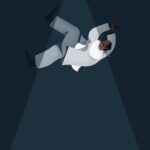 Jordan Peele Instagram - Origami style Sunken Place