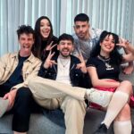Jordan Rondelli Instagram - Entouré d’une belle équipe, avec un dégradé pétard 🔥 (il manque Gabriel🪄) @theaanceau @manobrr @mathiasmongay @manonkoltes