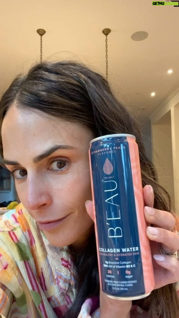 Jordana Brewster Instagram - If you haven’t tried this yet, you need to @drinkbeau #beaupartner #ad