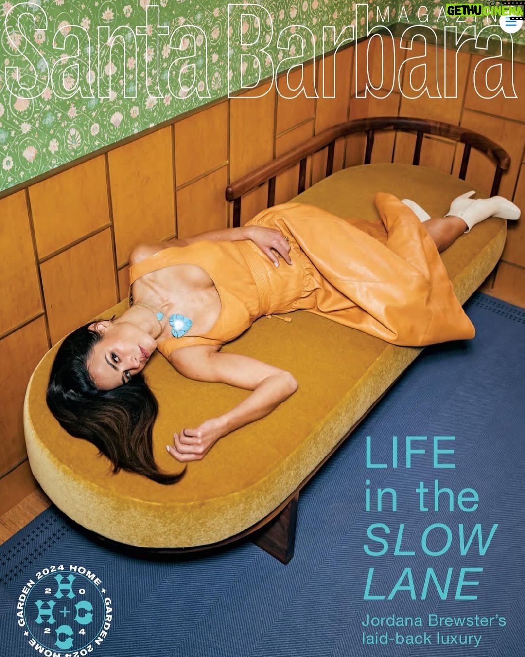 Jordana Brewster Instagram - I am THRILLED to be on the cover of @santabarbaramag 💄 @lilly_keys 👩🦳 @clarissanya 👗 @katiebof 🏡 @redmondaldrichdesign , @appleton.marc 📷 @samidrasin