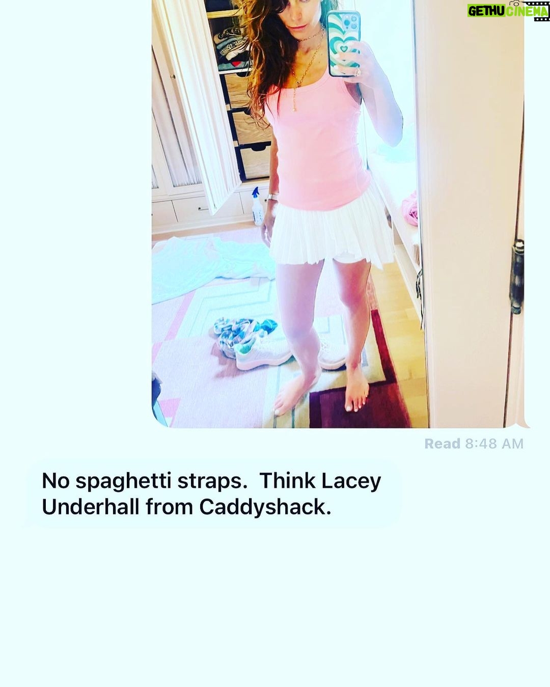 Jordana Brewster Instagram - Seeking pickleball fashion tips from brutally honest @maxiboyer