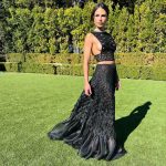 Jordana Brewster Instagram - 👗 @albertaferretti 👁️ @katiebof 💄 @lilly_keys 🎀 @clarissanya