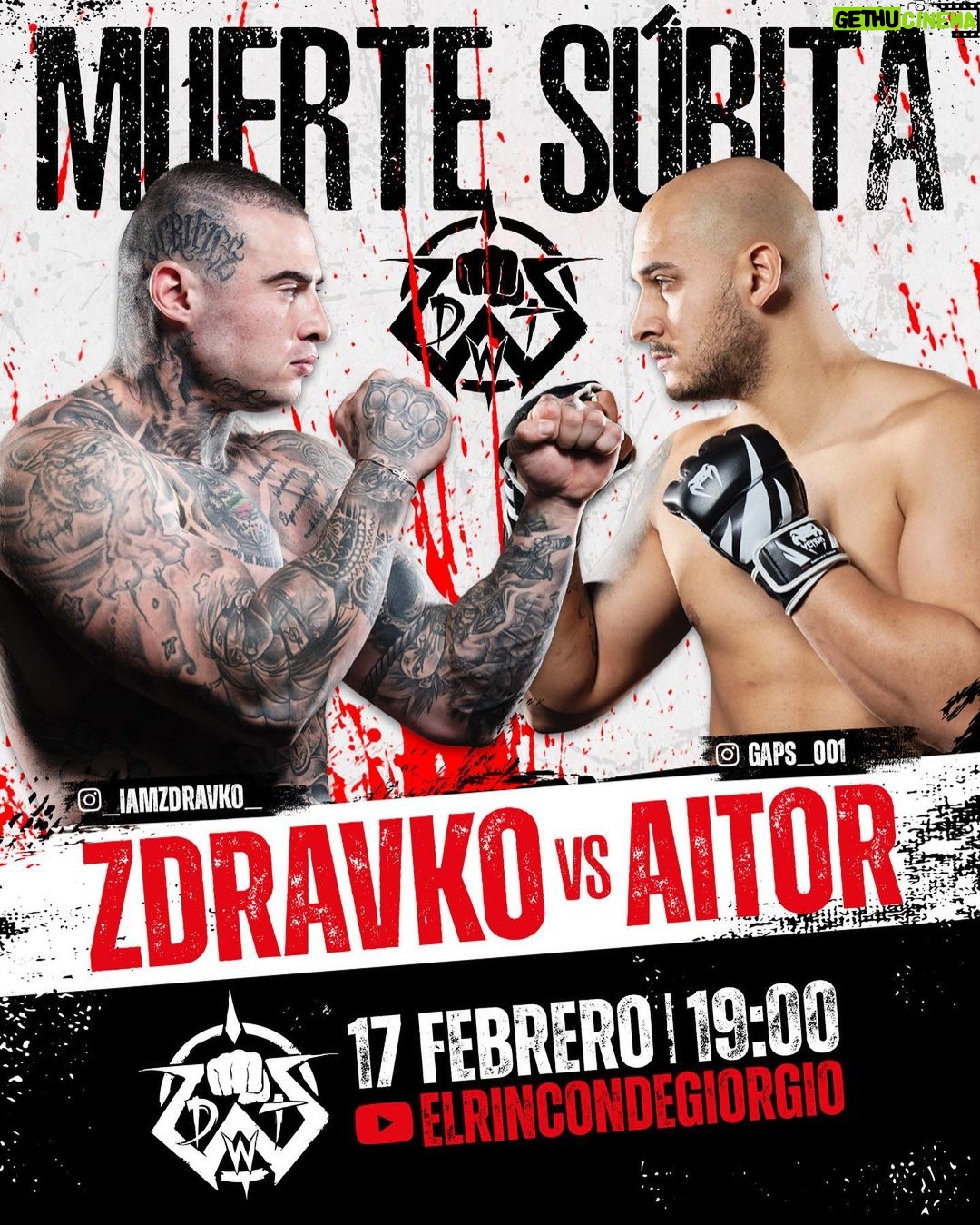 Jordi Wild Instagram - Este 17 de Febrero llega a vuestras vidas el Evento más brutal que se haya hecho en internet: Dogfight Wild Tournament - DWT A las 7 de la tarde (hora española) empieza en El Rincón de Giorgio la locura que no os va a dejar indiferentes… Un espectáculo y una guerra abierta como no se habrá visto. La impresionante ilustración del cartel oficial está hecho por @rodrigo.lorenzo.art , un genio que trabaja para la UFC, la NFL y muchos sitios del altísimo nivel. Seguidlo 👊🏼