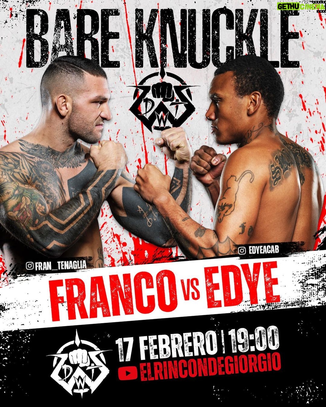 Jordi Wild Instagram - Este 17 de Febrero llega a vuestras vidas el Evento más brutal que se haya hecho en internet: Dogfight Wild Tournament - DWT A las 7 de la tarde (hora española) empieza en El Rincón de Giorgio la locura que no os va a dejar indiferentes… Un espectáculo y una guerra abierta como no se habrá visto. La impresionante ilustración del cartel oficial está hecho por @rodrigo.lorenzo.art , un genio que trabaja para la UFC, la NFL y muchos sitios del altísimo nivel. Seguidlo 👊🏼