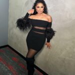 Jordin Sparks Instagram - Glam for the @raiders game! ✨ 💇🏽‍♀️: @cindyprostylist 💋: @kimoramulan Las Vegas, Nevada