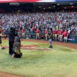 Jordin Sparks Instagram – I’m an Arizona girl at heart! 🤍 Thank you @mlbonfox for having me to sing the National Anthem in my hometown! Go @dbacks! ⚾️🐍

💋 @kimoramulan Chase Field