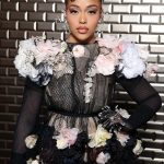 Jordyn Woods Instagram - You deserve your flowers 🌷@jeanpaulgaultier @simonerocha_ #hautecouture