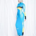 Jordyn Woods Instagram - Introducing the Rayne Dress 🩵 available now @woodsbyjordyn 😊 this fabric melts into your skin but snatches you up! Can’t wait for you to try it❄️