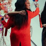 Jordyn Woods Instagram - It was such an honor sharing the stage with these beautiful people. ❤️ Thank you @femmeitforward @livenation for acknowledging and presenting us with the My Sister’s Keeper award. It takes a village and I don’t know what I’d do without sisterhood! Thank you to anyone that has showed us any level of support. Feeling so blessed ❤️