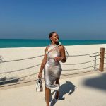 Jordyn Woods Instagram - feeling incredibly blessed to be able to see the world and spend the last week of my long work trip in Abu Dhabi! My favorite season is back 🏀🤍 looking forward to seeing all of the amazing things @karltowns is going to accomplish this season 🙏🏽