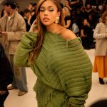 Jordyn Woods Instagram - poison ivy but make it @acnestudios 🍃 Paris,France