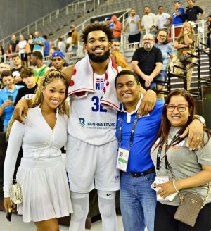 Jordyn Woods Instagram - The @rdbseleccion cheerleader! 😂🤍🇩🇴
Being able to share these moments with you have been so special to me. It is so cool to see the unity of different people and cultures coming together in a very exciting way with @fibawc ! 🏀🏀🏀

The Dominican team took me in right away and treated me like family and it’s been a beautiful thing to witness them blossom in a short time as a team but more importantly as brothers. I’m so proud of you @karltowns I know your mom is looking down smiling ear to ear on the man you are becoming. It’s already written in the stars. Let’s go DR🇩🇴🇩🇴🇩🇴 !!! ❤️❤️❤️