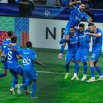 Jorge Jesus Instagram - 1.ª mão do quartos de final ✅ Parabéns equipa e obrigado aos fãs, o vosso apoio dá-nos mais força ! 1st leg of the quarter finals ✅ Congratulations team and thank you to the fans, your support gives us strength ! #alhilal @alhilal Riyadh, Saudi Arabia