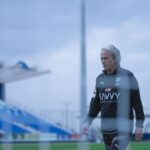 Jorge Jesus Instagram - É sempre uma alegria receber o presidente no treino. It's always a joy to welcome the president to training. #alhilal @alhilal Riyadh, Saudi Arabia