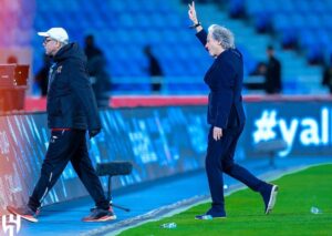 Jorge Jesus Instagram - Incrível ambiente no estádio! Mais uma vitória 👏🏼 O espírito de equipa tem se sobressaído jogo após jogo! 💙 Incredible atmosphere at the stadium! Another victory 👏🏼 The team spirit has stood out game after game! @alhilal #alhilal