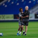 Jorge Jesus Instagram - Quer seja no treino ou no jogo a cumplicidade da nossa equipa é incrível! 💙 Whether in training or in the game, the complicity of our team is incredible! @alhilal #alhilal
