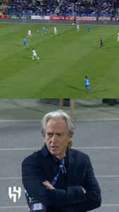 Jorge Jesus Instagram - 👀Under the eyes of the mastermind 🧠 #AlHilal 💙