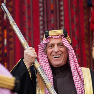 Jorge Jesus Instagram - A comemorar o aniversário da fundação da Arábia Saudita
no Clube @alhilal 

Celebrating the anniversary of #SaudiFoundingDay
at #AlHilal Club