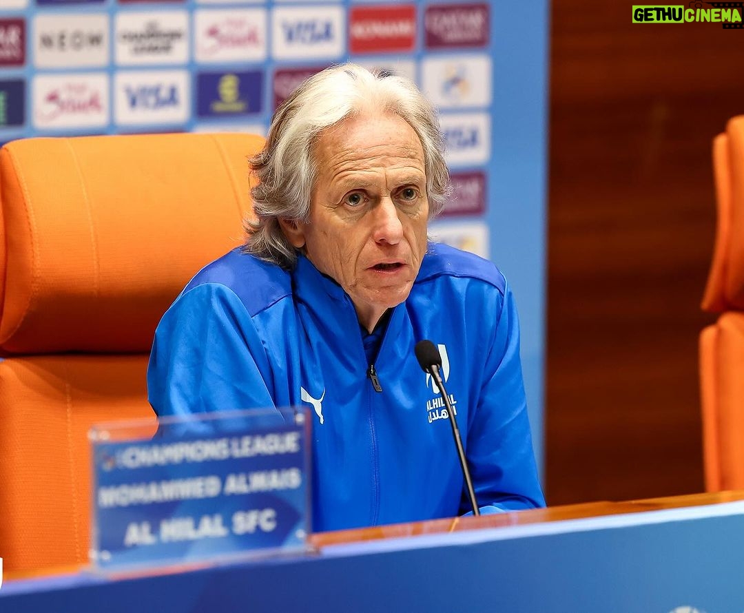 Jorge Jesus Instagram - Respeitamos o nosso Rival, estamos preparados para as dificuldades que o jogo possa ter e queremos ganhar a eliminatória e o jogo. We respect our rival, we are prepared for the difficulties the game may have and we want to win the tie and the game. @alhilal #alhilal Jeddah