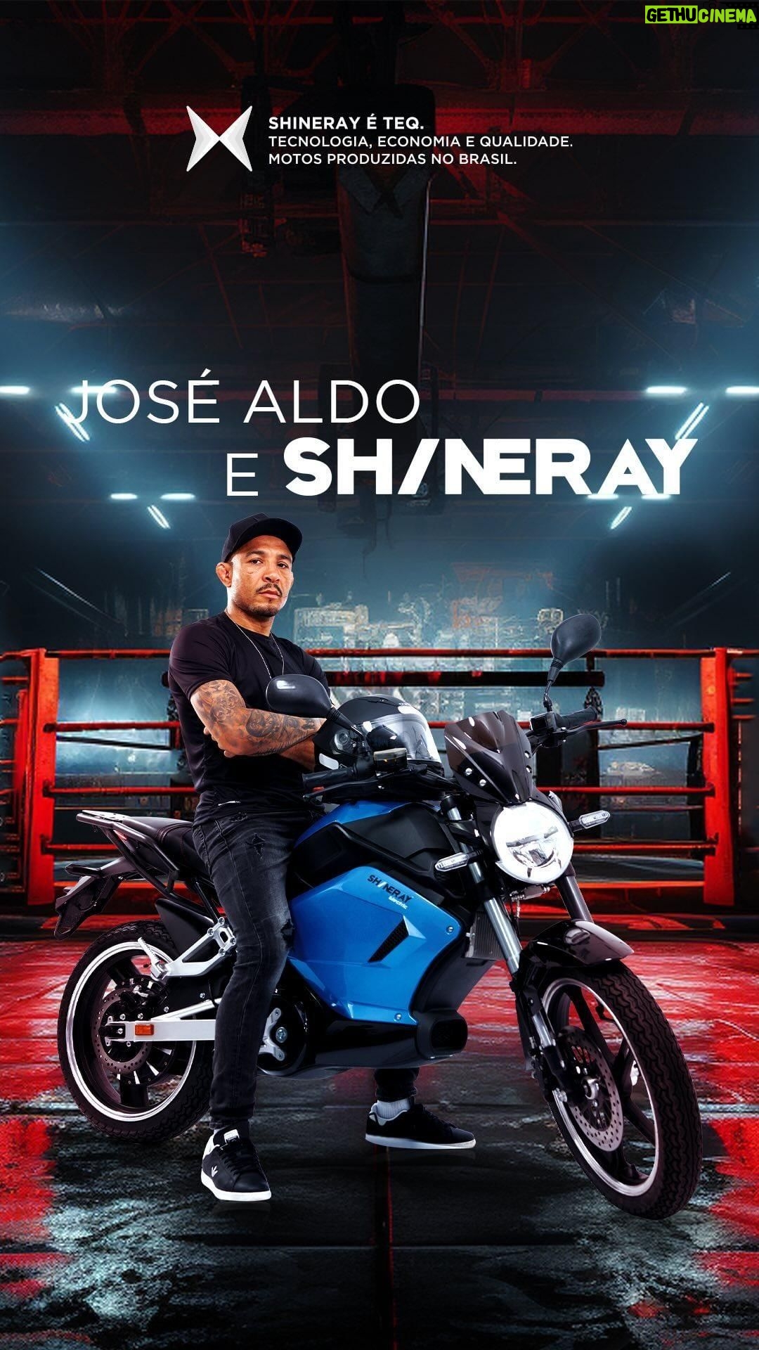José Aldo Instagram - Acabou a espera, a novidade chegou; É OFICIAL! @josealdojunioroficial bem vindo ao time Shineray do Brasil! . Uma parceria baseada nos princípios de superação e garra! Um novo momento, uma nova era chegou, vamos marcar a história! . @shineraydobrasil & @josealdojunioroficial “A força que impulsiona campeões”