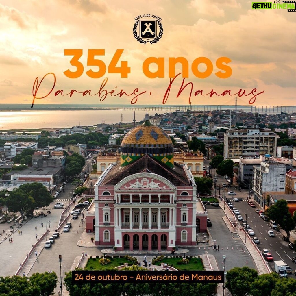 José Aldo Instagram - Hoje, celebramos com orgulho os 354 anos da cidade em que nasci, Manaus!  Parabéns! ♥️