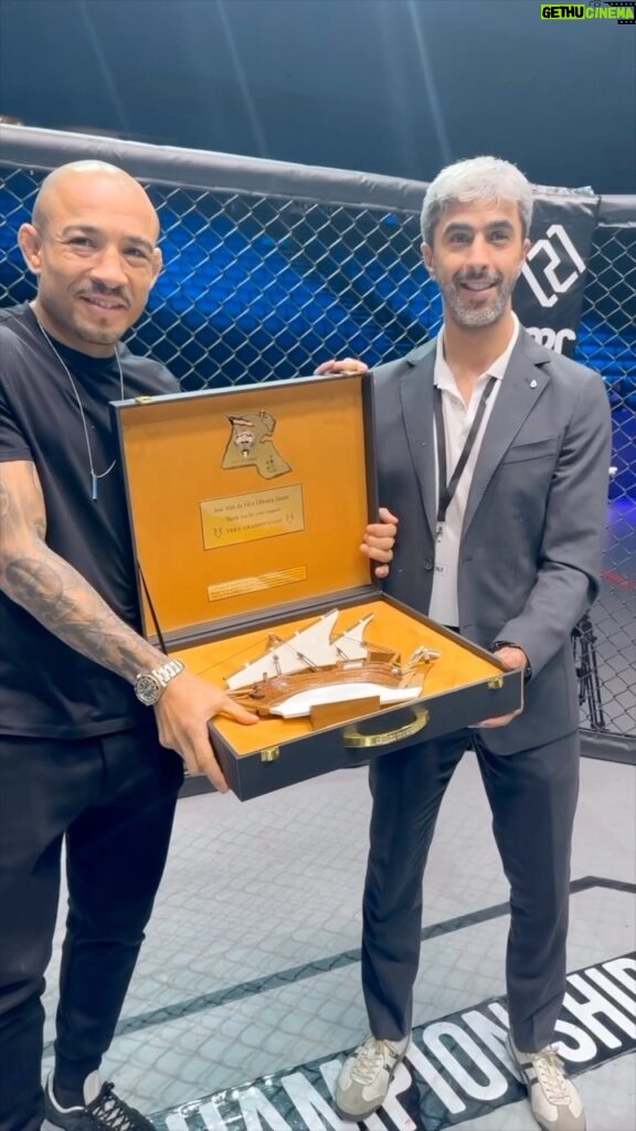 José Aldo Instagram - Thank You @josealdojunioroficial for being part of the very first FERA CHAMPIONSHIP making it special! and to all the fighters that fought their hearts out, without you the event wouldn’t have been as much of a success!