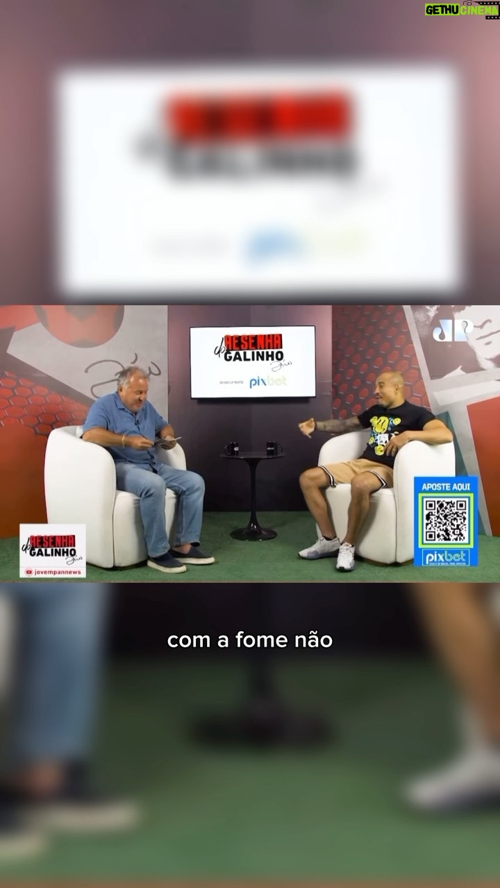 José Aldo Instagram - Ontem foi ao ar a Resenha do Galinho, programa que participei a convite do meu ídolo no futebol, Zico! ⚽ E pra quem ainda não assistiu, já disponível no Canal do Youtube - Jovem Pan Esporte. Link disponível no meu story! #zico #resenhadogalinho