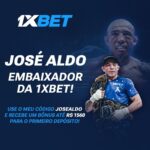 José Aldo Instagram – Fala galera, tenho o prazer de informar que me tornei embaixador da marca 1xBet. 

É uma empresa de aposta de renome mundial, parceira de gigantes como PSG, Barcelona e outros grandes times de futebol e organizações esportivas. 
Vamos fazer muita coisa juntos a partir de agora. 

E para brindar essa grande parceria, eu tenho um presente para você! 

Ao fazer seu cadastro na 1xBet pelo site ou aplicativo, use meu código promocional exclusivo JOSEALDO e ganhe um incrível bônus de até R$ 1.560,00! 

Junte-se aos milhares de brasileiros que já estão na 1xBet, e torne-se um campeão! 
1xBet, sua casa de apostas confiável! 
Os Campeões escolhem a 1xbet! Te espero lá!