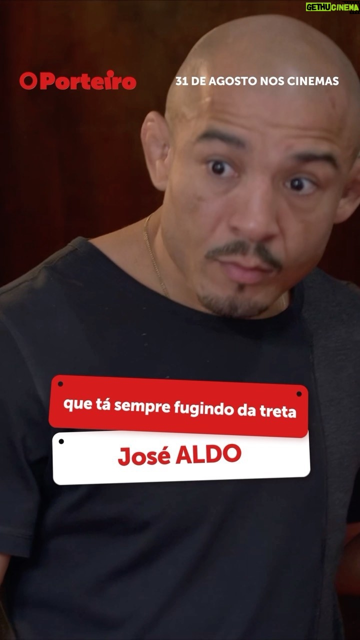 José Aldo Instagram - Se você não tem um vizinho assim, provavelmente o vizinho é você... 🤣 Com Alexandre Lino, Maurício Manfrini e Cacau Protásio, embarque nessa comédia divertidíssima em #OPorteiro. 31 de agosto, somente nos cinemas! 👔 @oporteirofilme 🎬