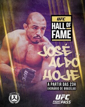 José Aldo Instagram - É com muita gratidão que hoje recebo o Hall da Fama aqui no UFC. 

Foram anos de dedicação, sacrifício, paixão pela luta e hoje estou aqui. Obrigado a todos que sempre estiveram ao meu lado... tudo que fiz é a certeza de que valeu a pena👊🏼 
—

It is with great gratitude that today I received the Hall of Fame here at the UFC.

It was years of dedication, sacrifice, passion for the fight and today I am here. Thank you to everyone who has always been by my side... all I did is the certainty that it was worth it👊🏼